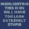 hilighting this icon