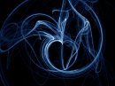 Abstract Blue & Black BG