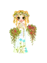 Woodland Nymph with Flower Gifts!