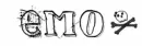 emo colorful sign (skull)