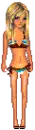 Dolls Girl Beach Bikinni Queen