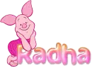 Piglet- Radha