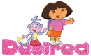 Desirea with Dora and Boots