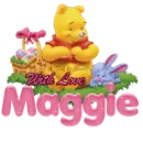 Easter Pooh: With love Maggie