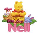 Easter Pooh: With love Nell