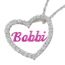 Heart charm Bobbi