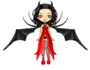 Pouty Red & Black Devil!