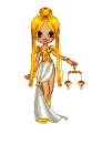 Golden Goddess with the Scales of Justice!