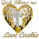 Cookies gold heart