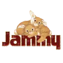 2 Easter Bunnies: Jammy