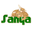 2 Easter Bunnies: Sanya