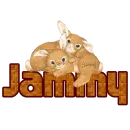 2 Easter Bunnies: Jammy