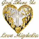 Migdalia's Gold Heart
