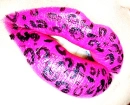 patterned lips