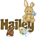 Animated Easter Bunny:Hailey