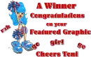 Cheering your Featured Graphic Toni