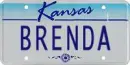brenda kansas license plate