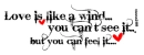 Love is a wind