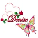 Name with diamond hearts & Name