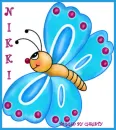 NIKKI-ANIMATED BUTTERFLY