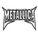 Metallica logo glittery