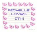 glitter text