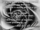 my all