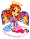 rainbow angel