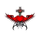 Heart n Cross
