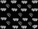 silver black background