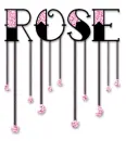 dangle diamonds rose