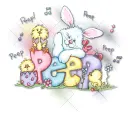 Cute Bunny with Peeps