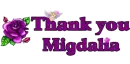 Thank you Migdalia