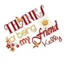 Glitter Text - Friend