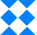 Blue and White Diamonds