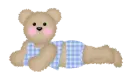 girl bear in blue