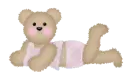 girl bear in purple