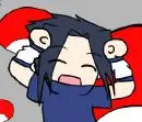 sasuke uchiha :3 --chibi dance mode 0_o