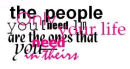 The only people you need in your life are the people that need you in theirs.