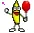Peanut butter and jelly banana