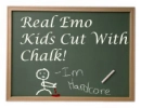 Real Emo Kids Cut With Chalk!
