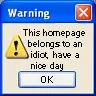 Idiot Homepage