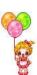DOLL WITH BALLOONS