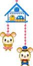 KAWAII MICE BOUNCING UP DOWN