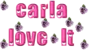 Carla love it