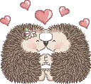 hedghogs in love