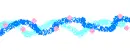 Blue and Pink Divider