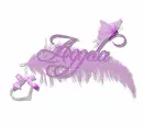 Purple feather with Aggela