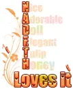 Nadeth loves it