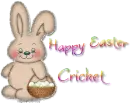 happy easter-cricket